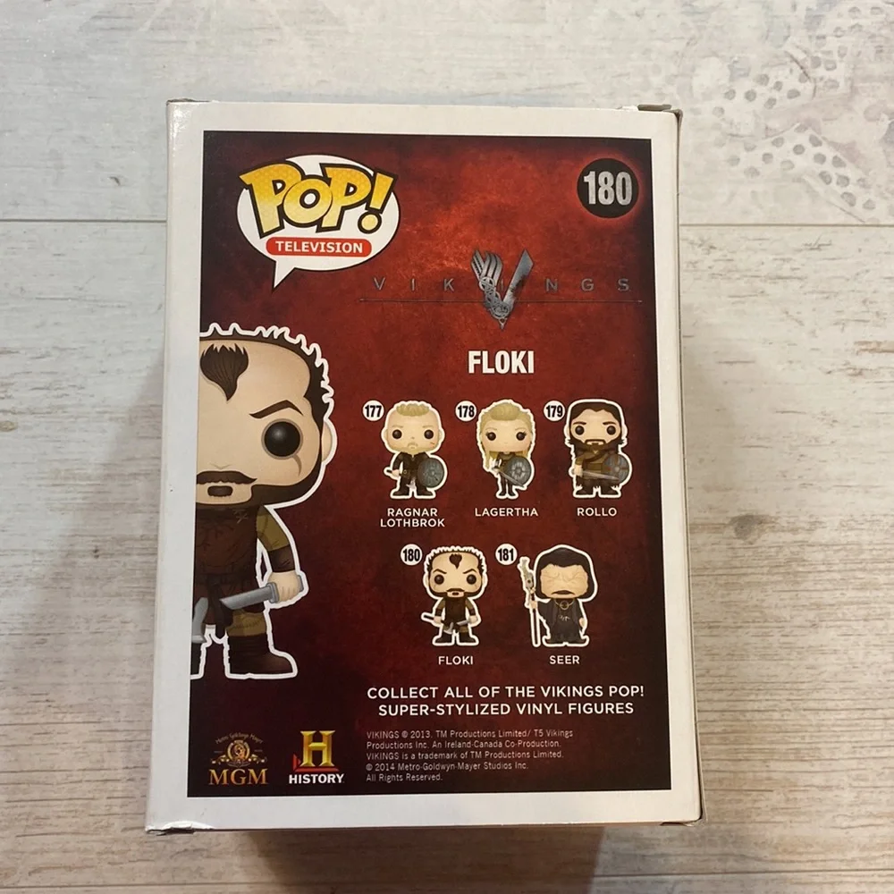 Funko Pop Floki #180 Vikings Figure - Picture 6 of 12